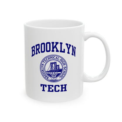 Brooklyn Tech Classic Logo Ceramic Mug, (11oz, 15oz)