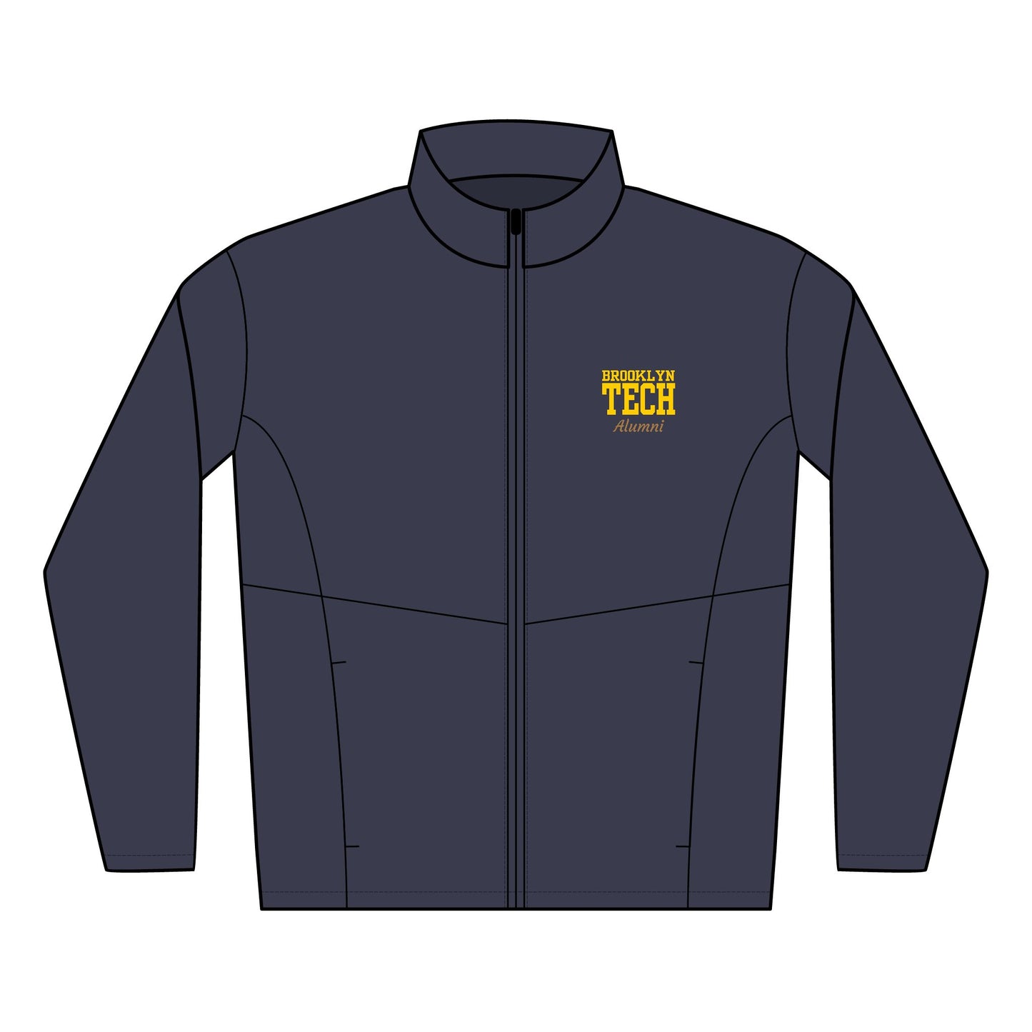 Brooklyn Tech Alumni Embroidered Tech Logo Soft Shell Jacket