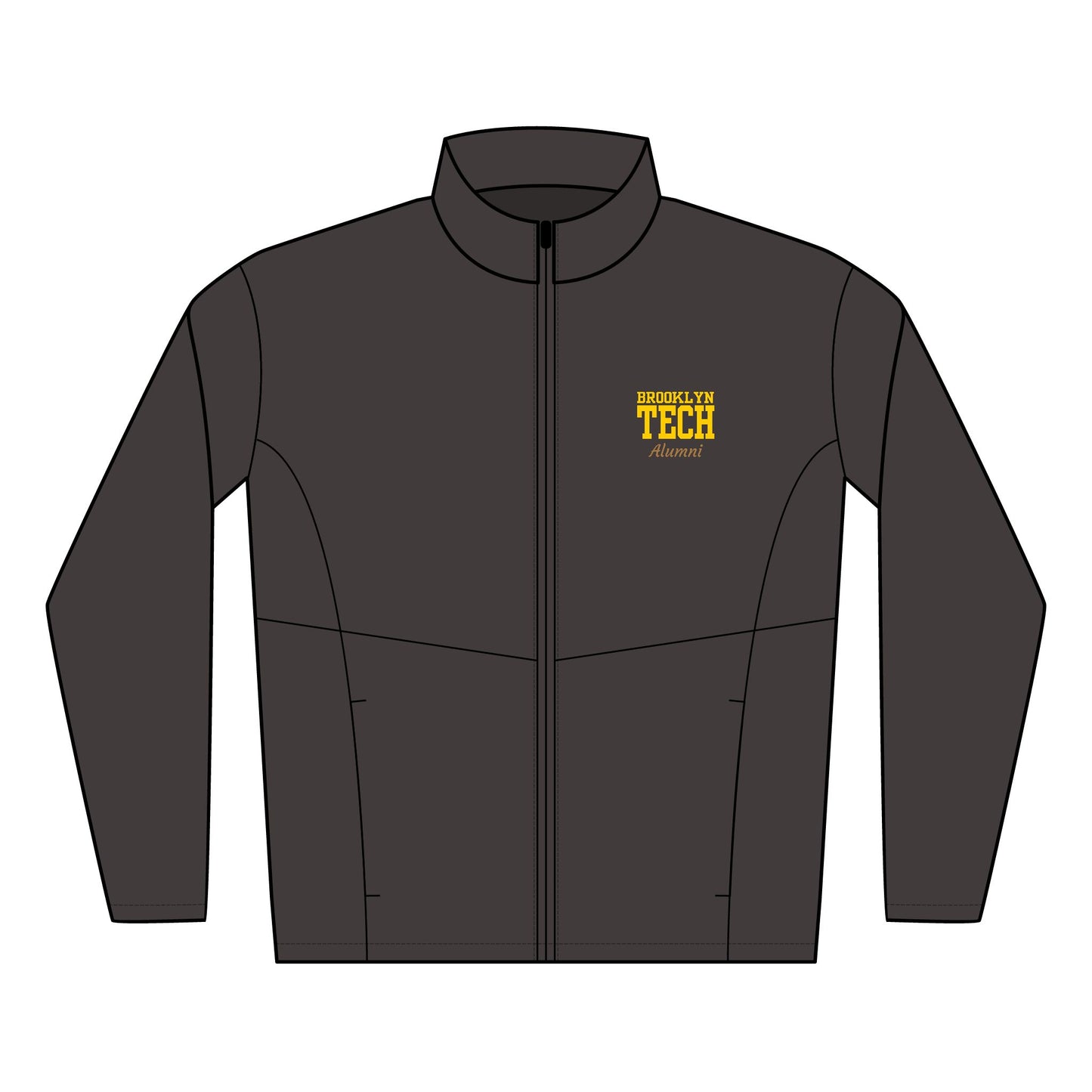 Brooklyn Tech Alumni Embroidered Tech Logo Soft Shell Jacket