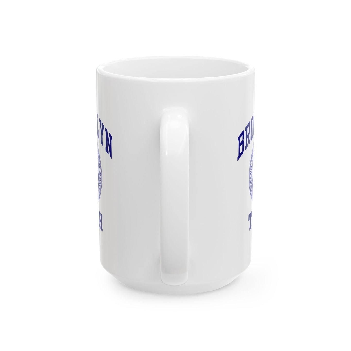 Brooklyn Tech Classic Logo Ceramic Mug, (11oz, 15oz)