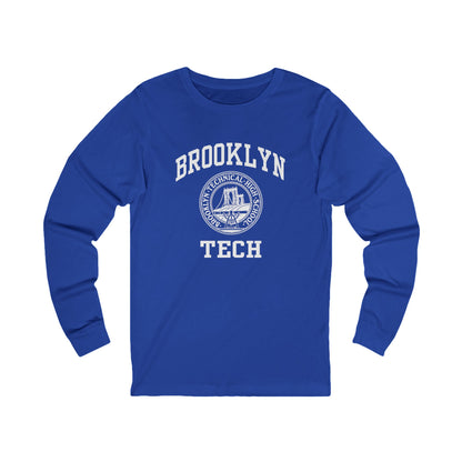 Brooklyn Tech Classic Logo - Men's Long Sleeve Jersey Tee