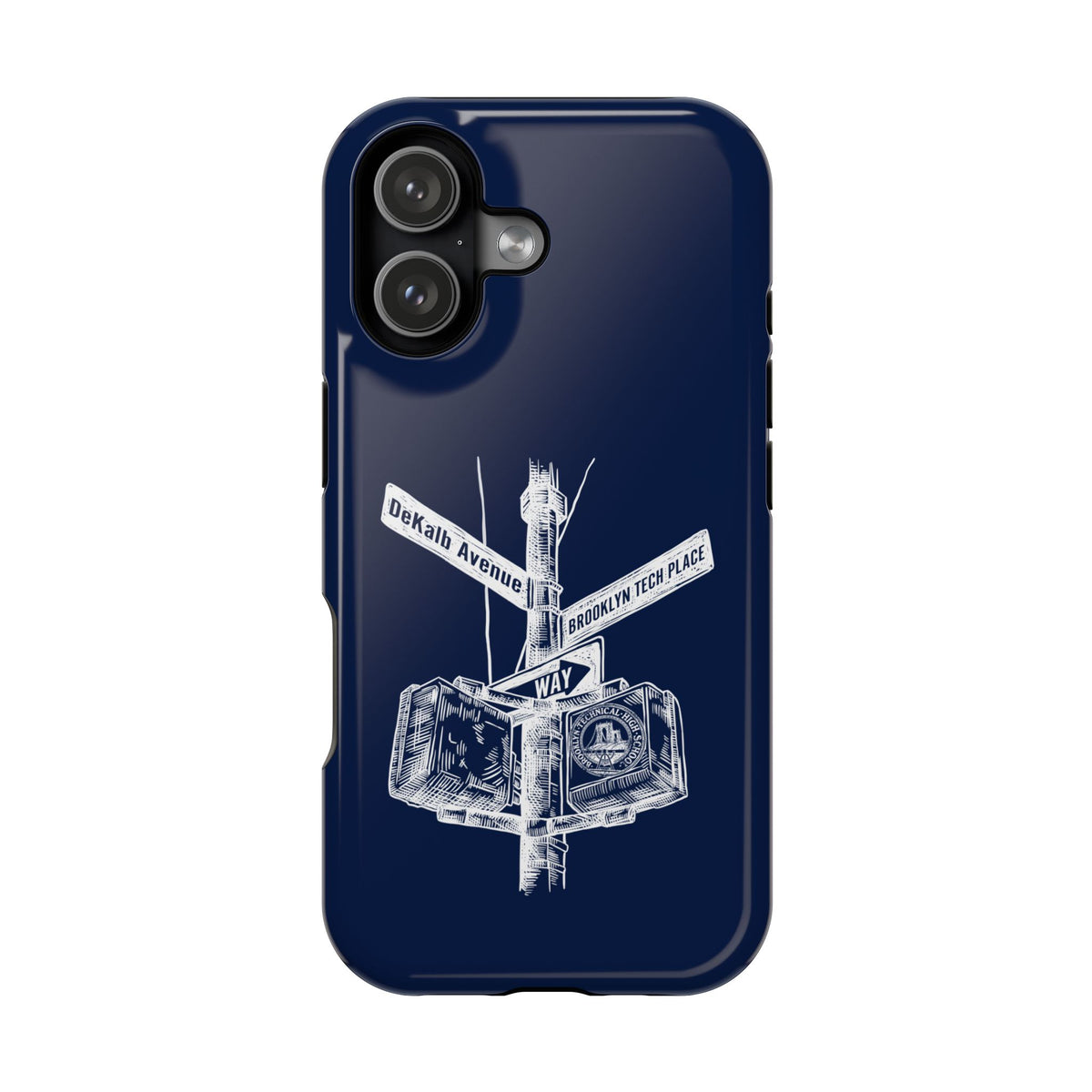 Dekalb Avenue & Brooklyn Tech Pl Magnetic Phone Case