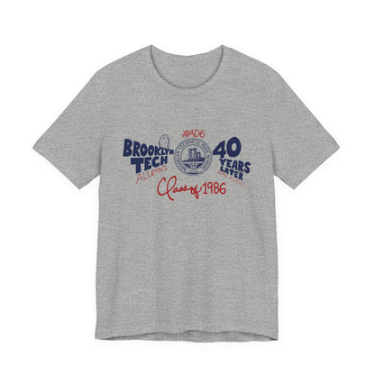Class of 1986 Commemorative T-Shirt Unisex Jersey Short Sleeve T-Shirt