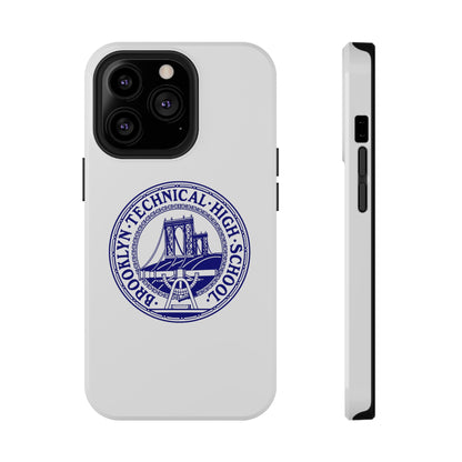 Classic Tech Logo - Impact-Resistant Phone Cases - Iphone Or Samsung - White