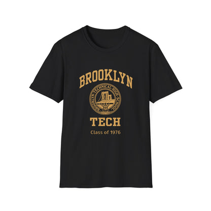 Class of 1976 - Classic Logo with Brooklyn Tech - Gildan Softstyle T-Shirt