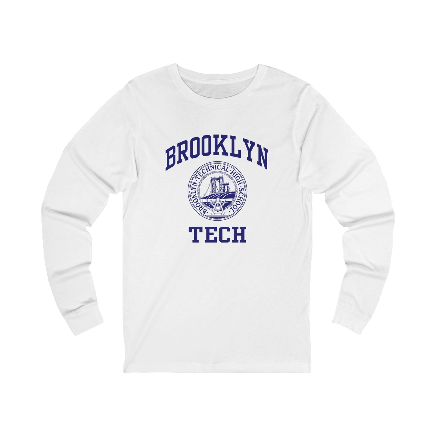 Brooklyn Tech Classic Logo - Men's Long Sleeve Jersey Tee
