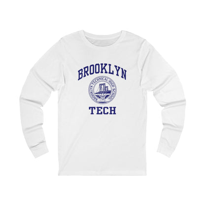 Brooklyn Tech Classic Logo - Men's Long Sleeve Jersey Tee