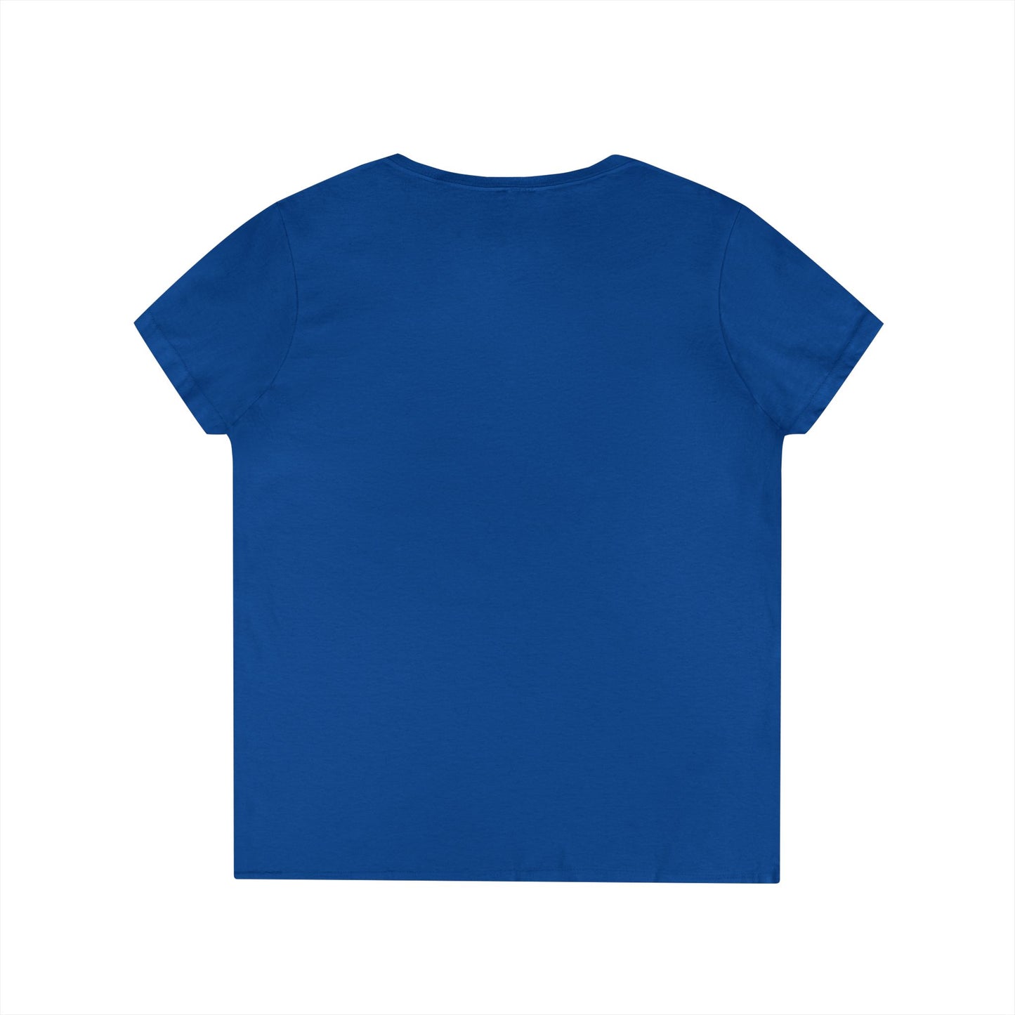 Boutique - Dekalb Ave & Brooklyn Tech Pl - Ladies' V-Neck T-Shirt - Blue Graphic