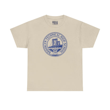 Classic Tech Logo - Blue Graphic - Men's Heavy Cotton Tee