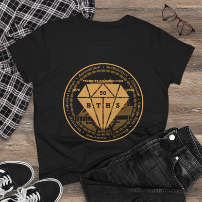 Class Of 1975 Commemorative Women's Midweight Cotton T-Shirt