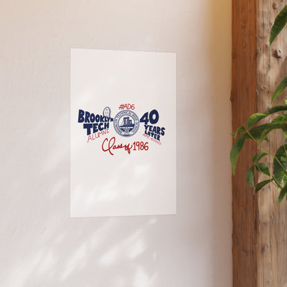 Class of 1986 Poster