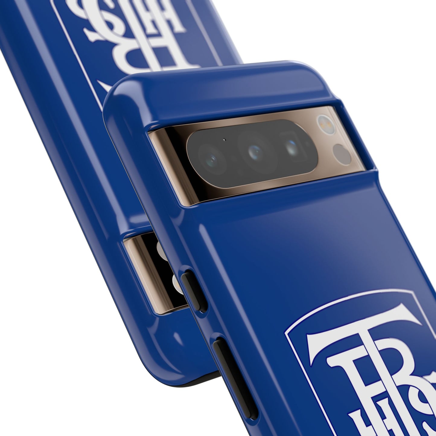Stacked Logo - Tough Phone Cases - Navy