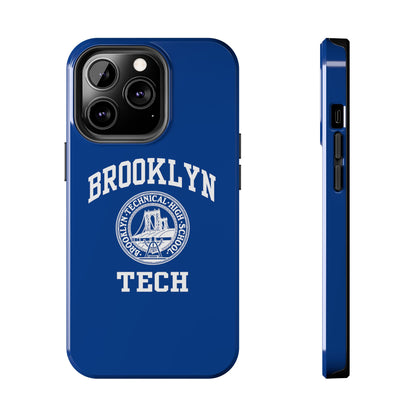 Brooklyn Tech Classic Logo - Tough Phone Cases - Navy