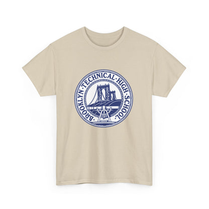 Classic Tech Seal With Background - Men's Heavy Cotton T-Shirt