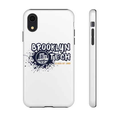 Class Of 1990 Commemorative Tough Cases - Apple & Samsung Only - Gold Font On White Background