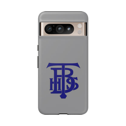 Stacked Logo - Tough Phone Cases - Gray - Google phones