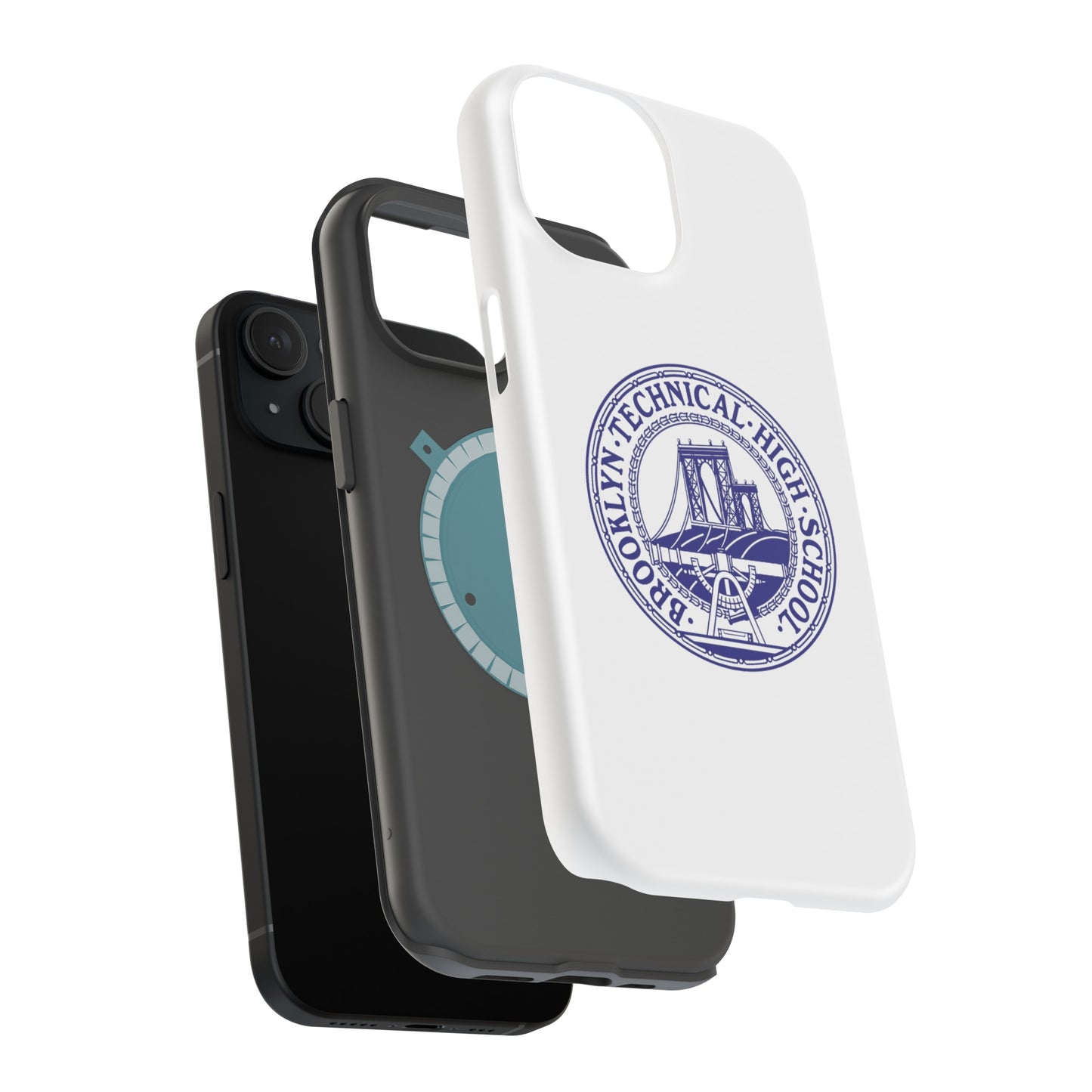 Classic Tech Logo - Impact-Resistant Phone Cases - Iphone Or Samsung - White