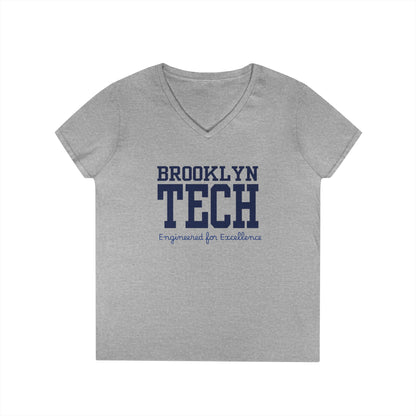 Boutique - Brooklyn Tech V-Neck T-Shirt - Engineered For Excellence
