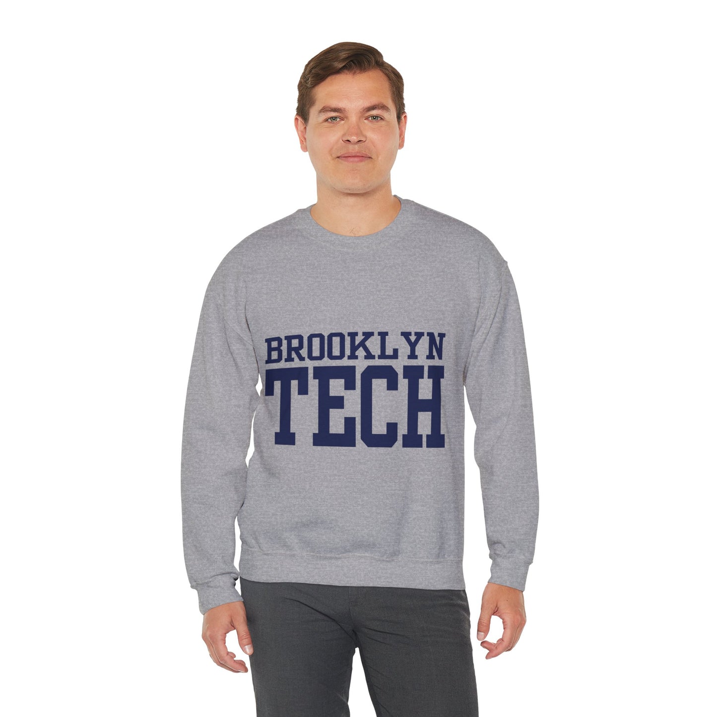 Classic Brooklyn Tech - Men's Heavy Blend Crewneck Sweatshirt