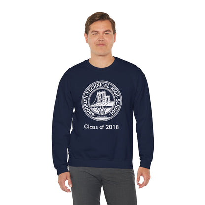 Classic Tech Seal - Men's Heavy Blend Crewneck Sweatshirt - Class Of 2018