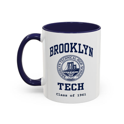 Brooklyn Tech Coffee Mug — Class of 1961 Accent Ceramic Mug (11/15oz)