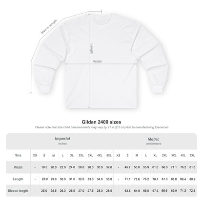 Brooklyn Tech Classic Logo - Men's Ultra Cotton Long Sleeve Tee - Gold Graphic