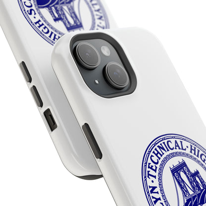 Classic Tech Seal - Impact-Resistant Phone Cases - Iphone Or Samsung - White