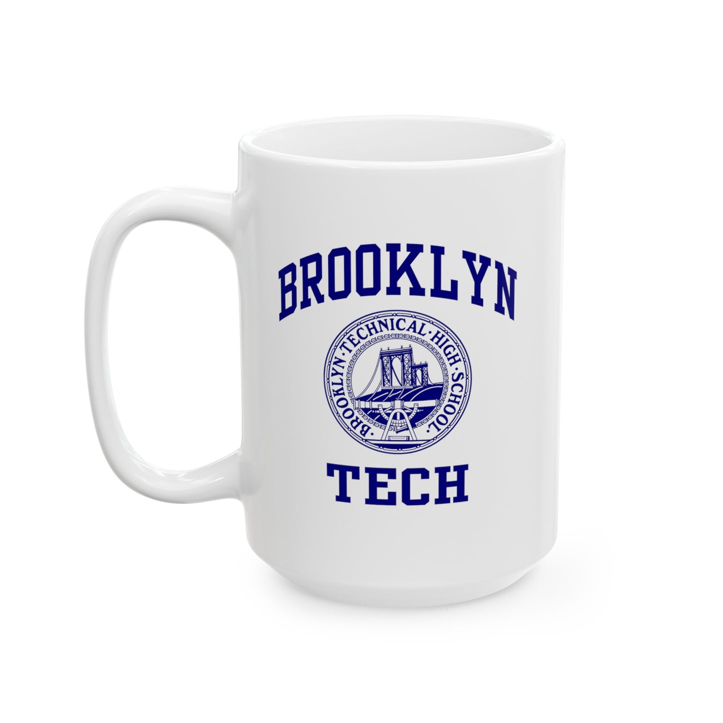 Classic Brooklyn Tech Logo - Ceramic Mug - White