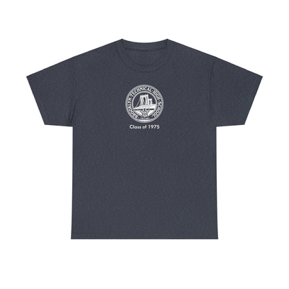 Classic Tech Logo - Class Of 1975 - Men's  Heavy Cotton T-Shirt