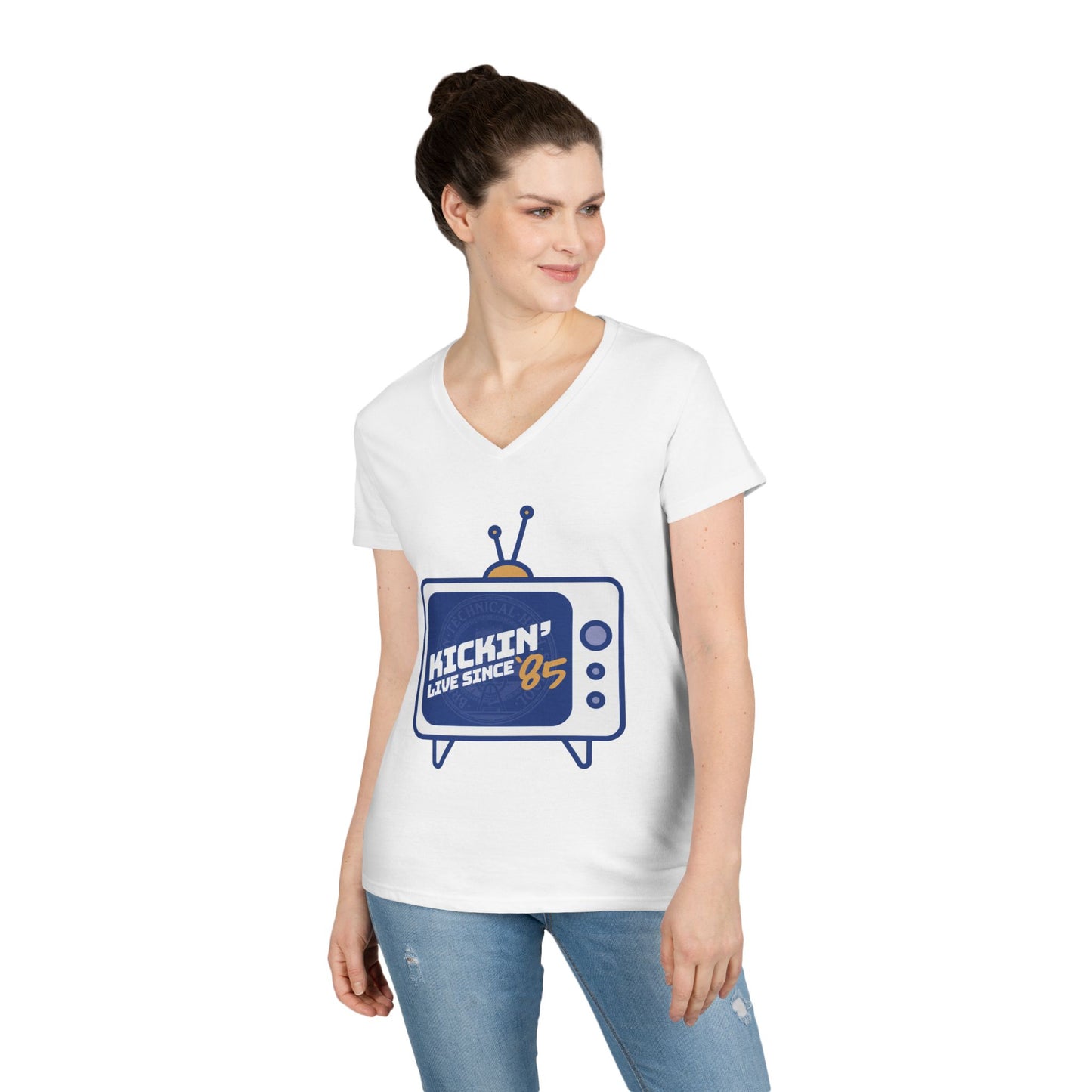 Class Of 1985 Ladies' V-Neck T-Shirt - Tv