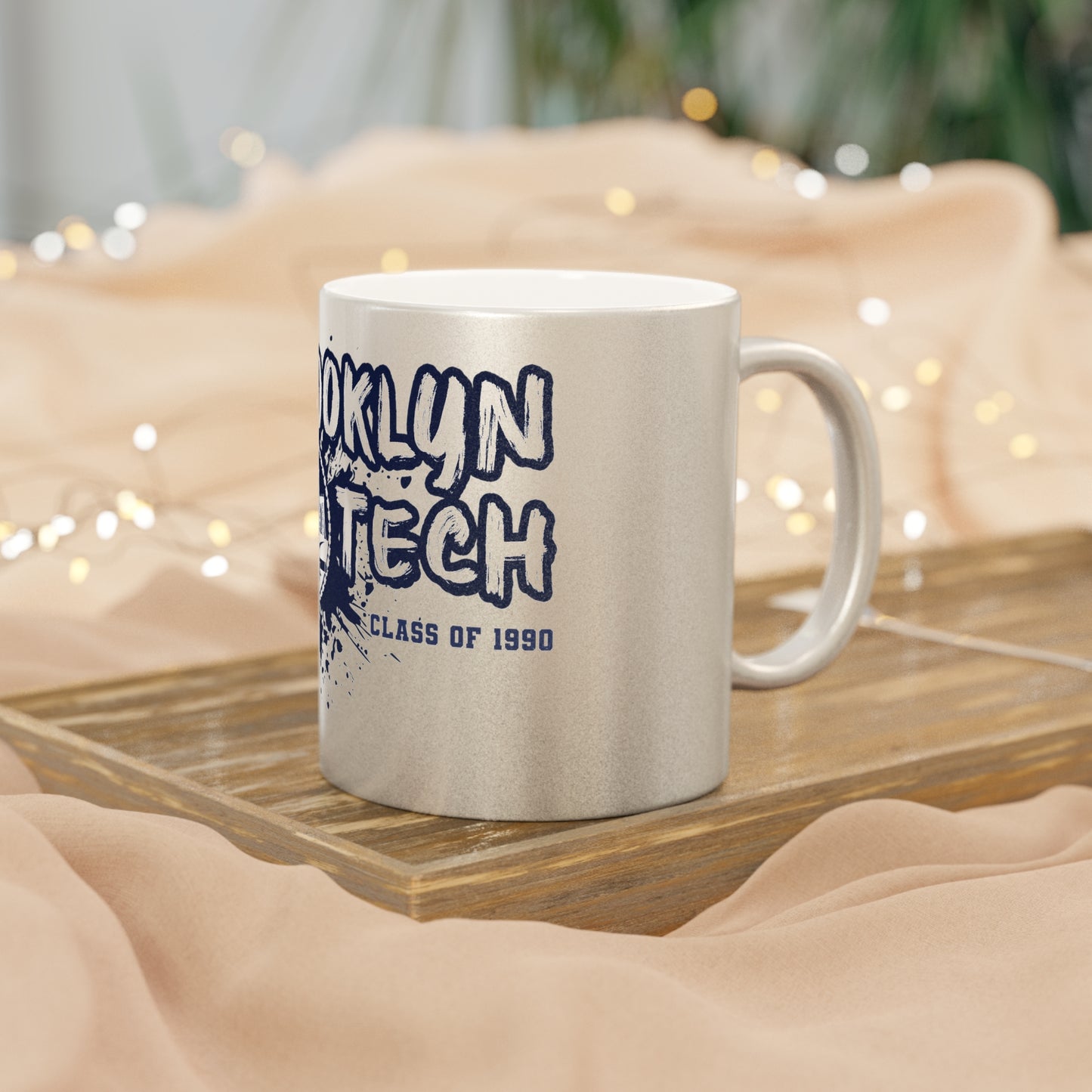 Class Of 1990 Commemorative Metallic Mug (silver\gold)