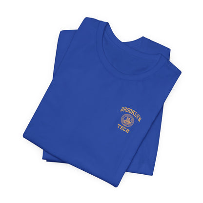 Classic Logo with Brooklyn Tech on Left Chest - Men's Jersey Short Sleeve T-Shirt