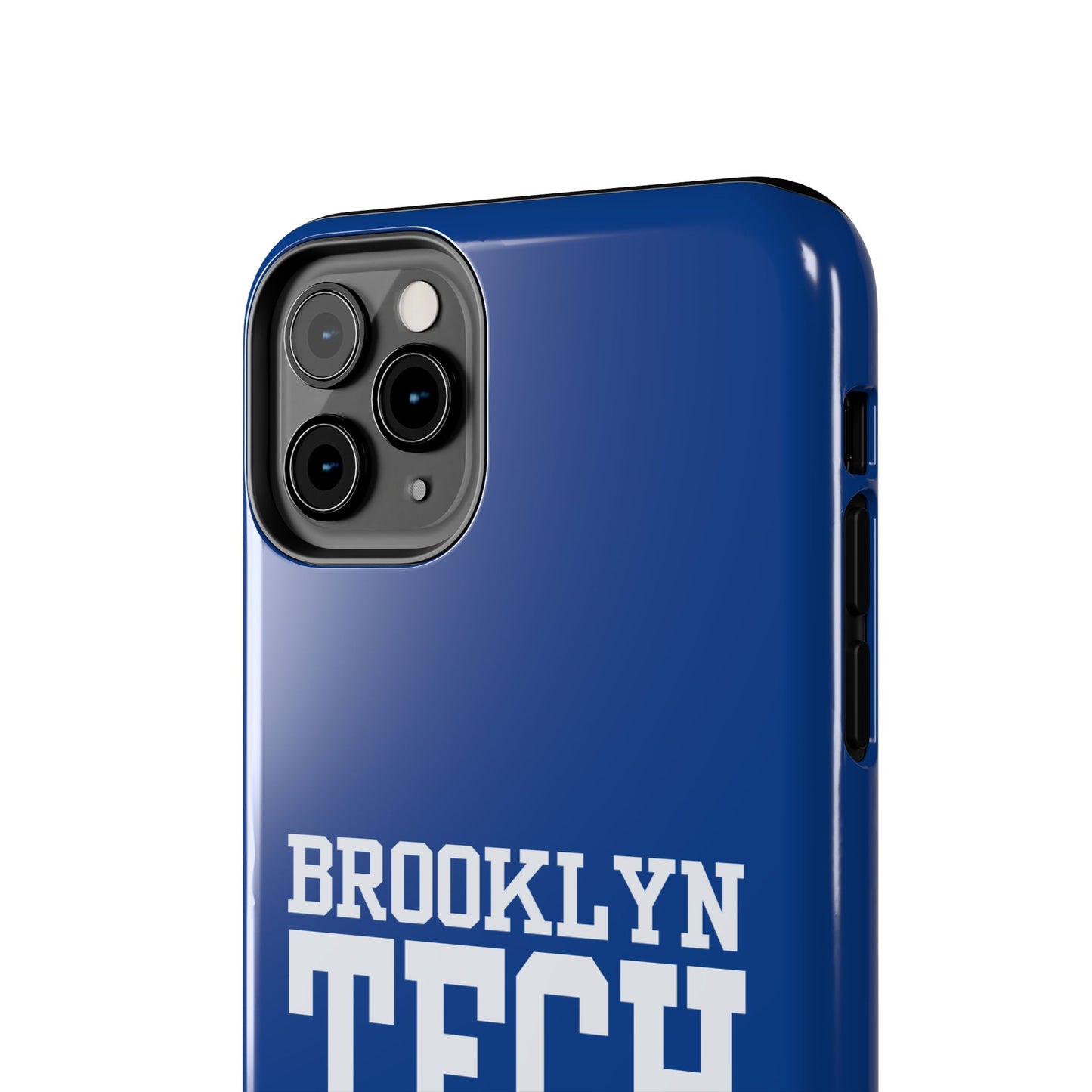 Brooklyn Tech Class of 1995 Tough Phone Case - Blue with white graphics
