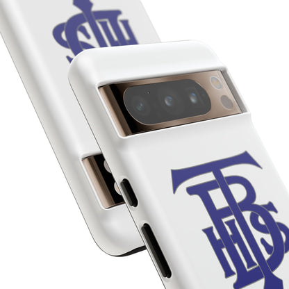 Stacked Logo - Tough Phone Cases - White