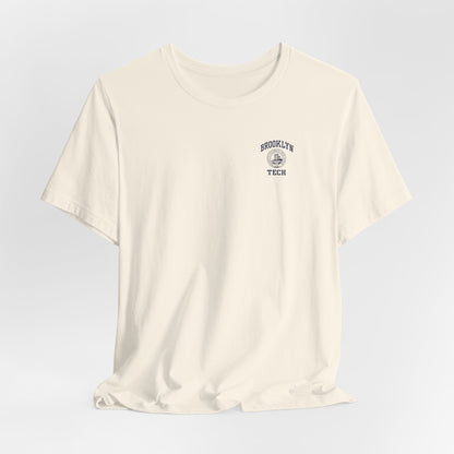Classic Logo with Brooklyn Tech on Left Chest - Men's Bella + Canvas Short Sleeve Jersey T-Shirt