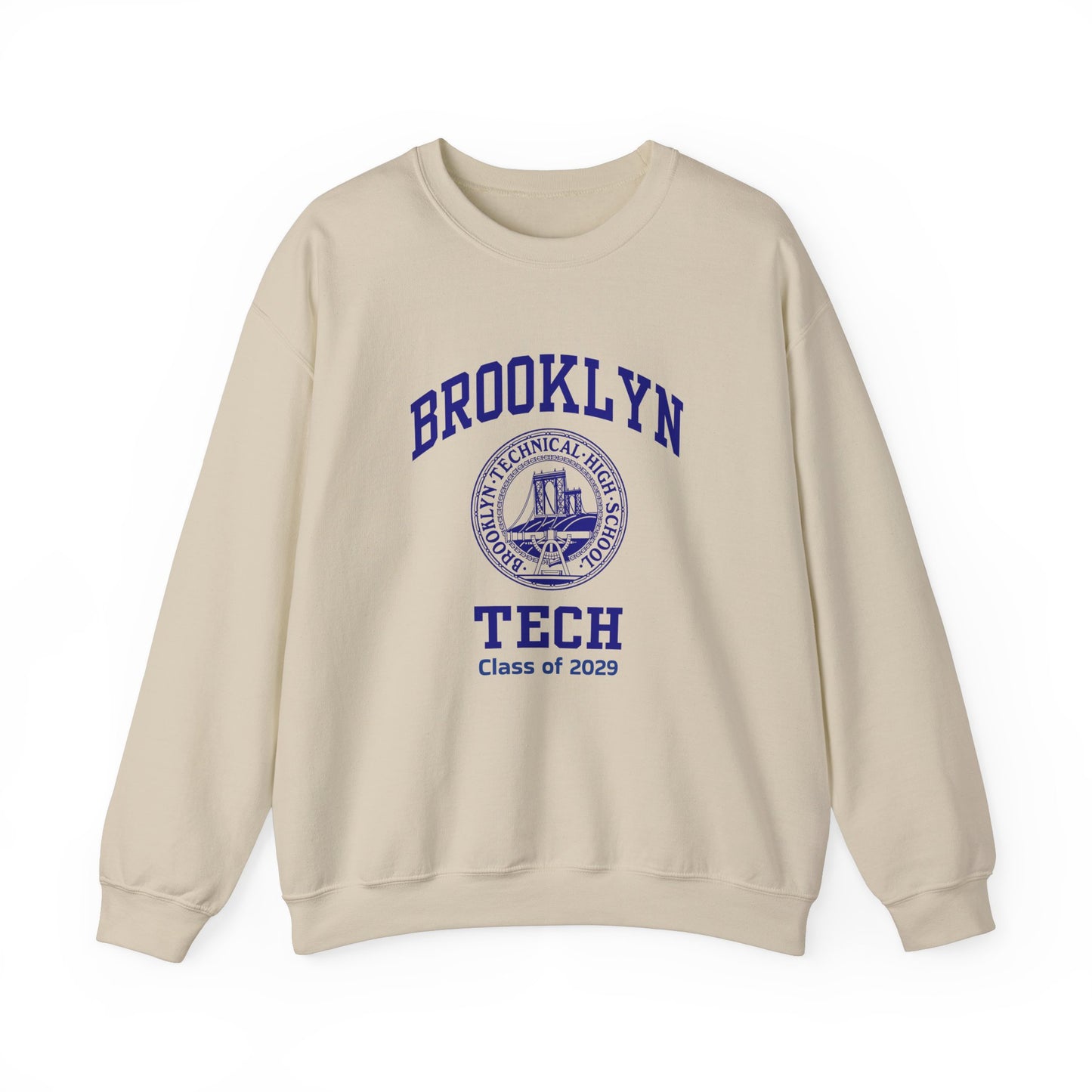 Brooklyn Tech Classic Logo - Men's Heavy Blend™ Crewneck Sweatshirt - Class Of 2029