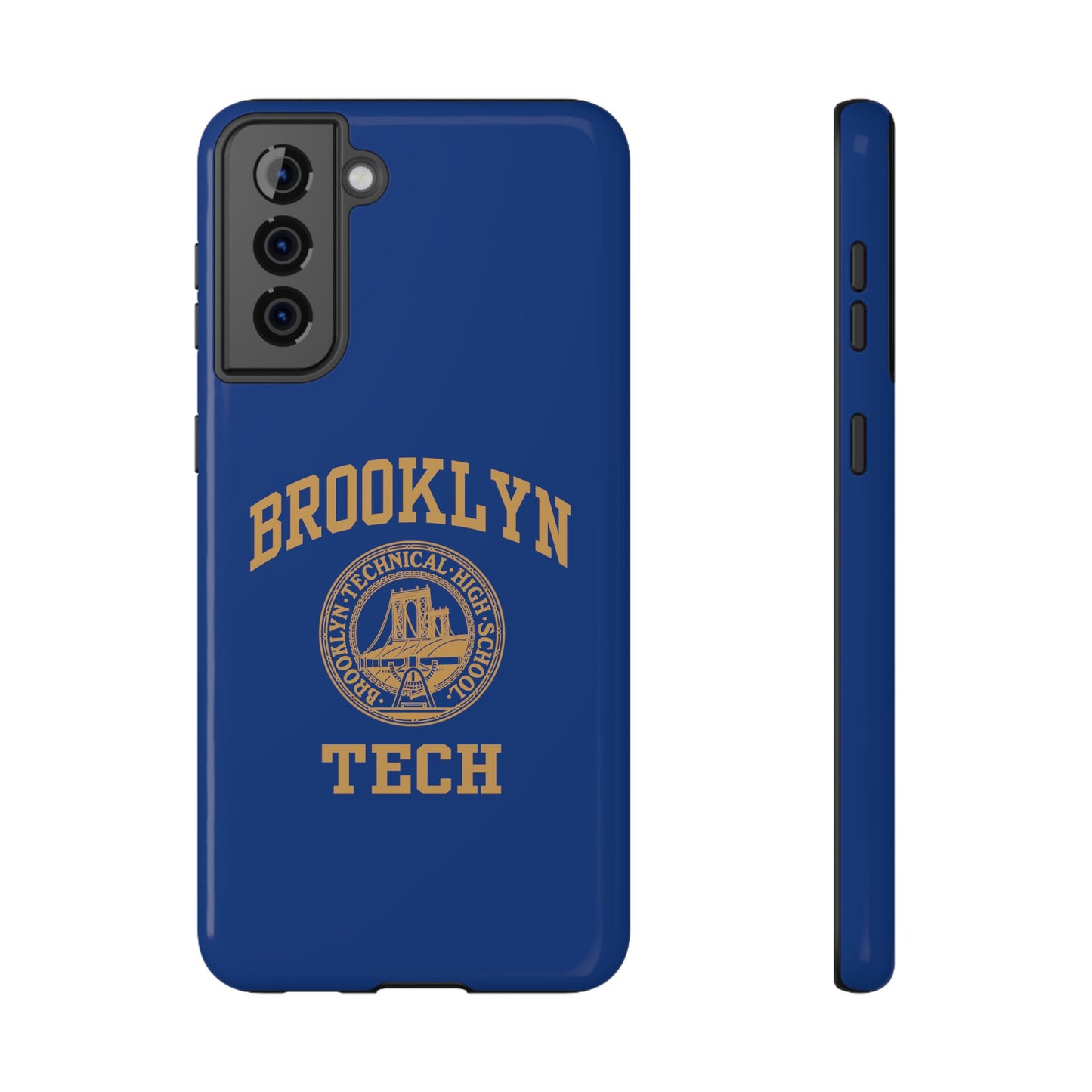 Brooklyn Tech Classic Logo - Impact-Resistant Phone Cases - Iphone Or Samsung - Navy