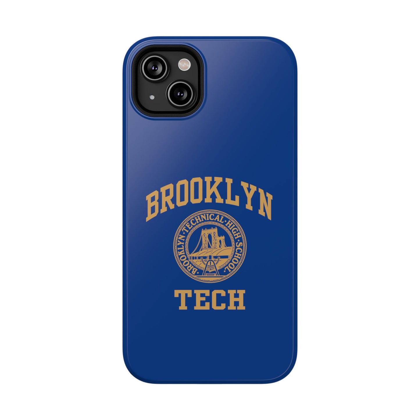 Brooklyn Tech Classic Logo - Impact-Resistant Phone Cases - Iphone Or Samsung - Navy