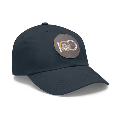Tech Centennial Hat with Leather Patch (Round)