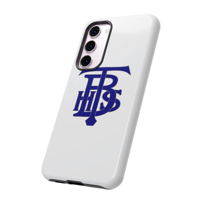 Stacked Logo - Tough Phone Cases - White