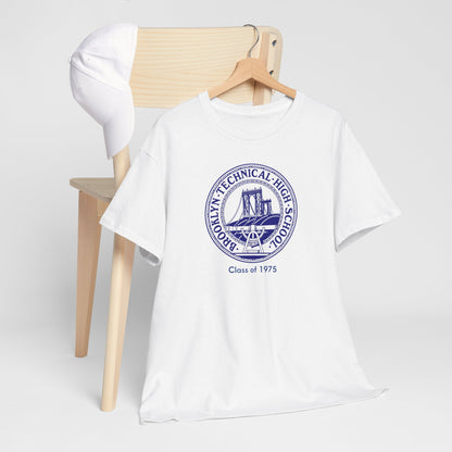 Classic Tech Logo - Class Of 1975 - Men's  Heavy Cotton T-Shirt