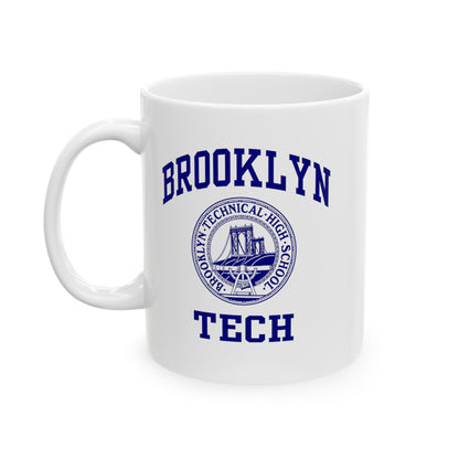 Classic Brooklyn Tech Logo - Ceramic Mug - White