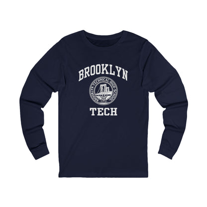 Brooklyn Tech Classic Logo - Men's Long Sleeve Jersey Tee