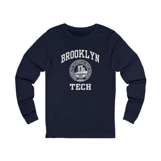 Brooklyn Tech Classic Logo - Men's Long Sleeve Jersey Tee