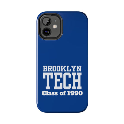 Brooklyn Tech Class Of 1990 Tough Phone Case - Blue