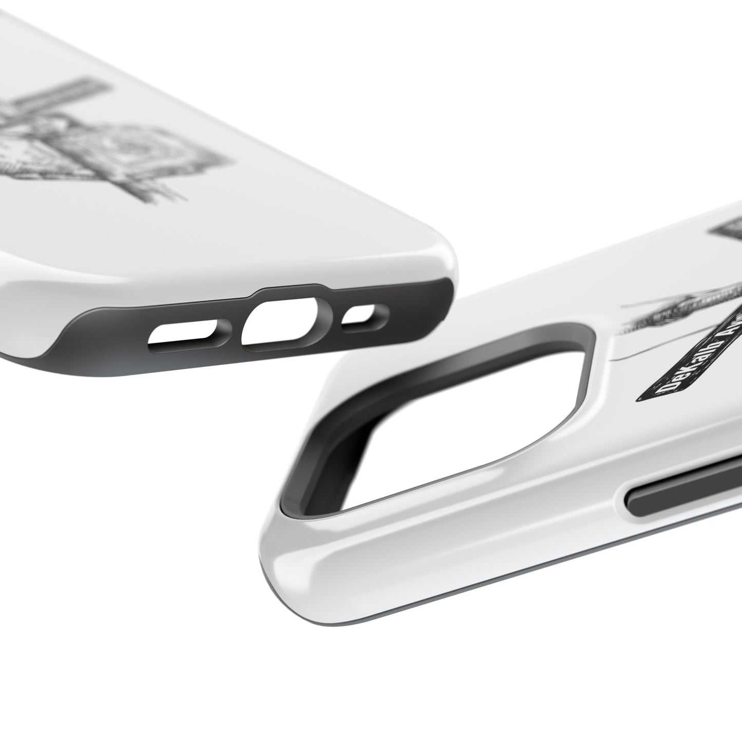 Dekalb Ave & Brooklyn Tech Pl - Impact-Resistant Phone Cases - White