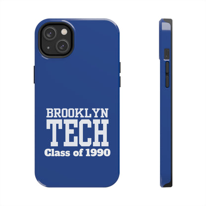Brooklyn Tech Class of 1990 Tough Phone Case - Blue