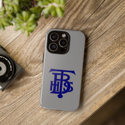 Stacked Logo - Tough Phone Cases - Gray - iPhones