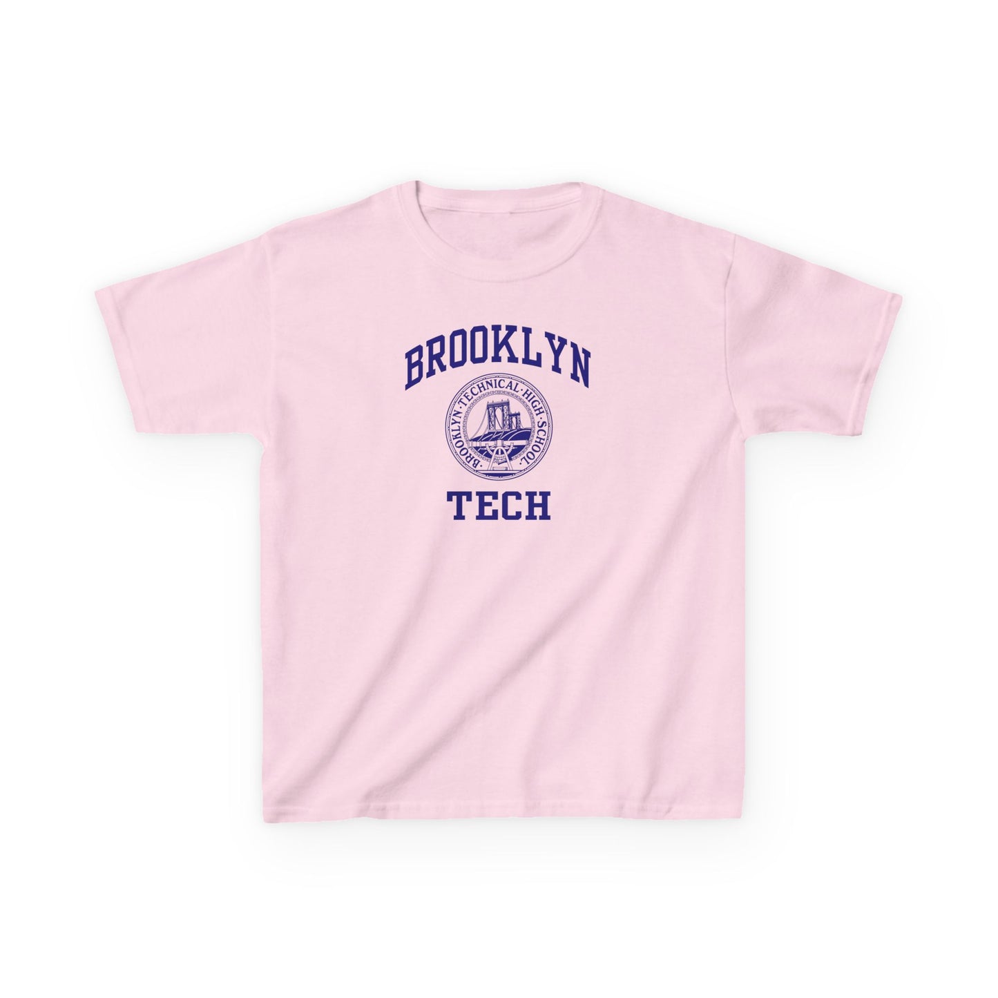 Family - Classic Brooklyn Tech Logo - Kids Heavy Cotton™ T-Shirt