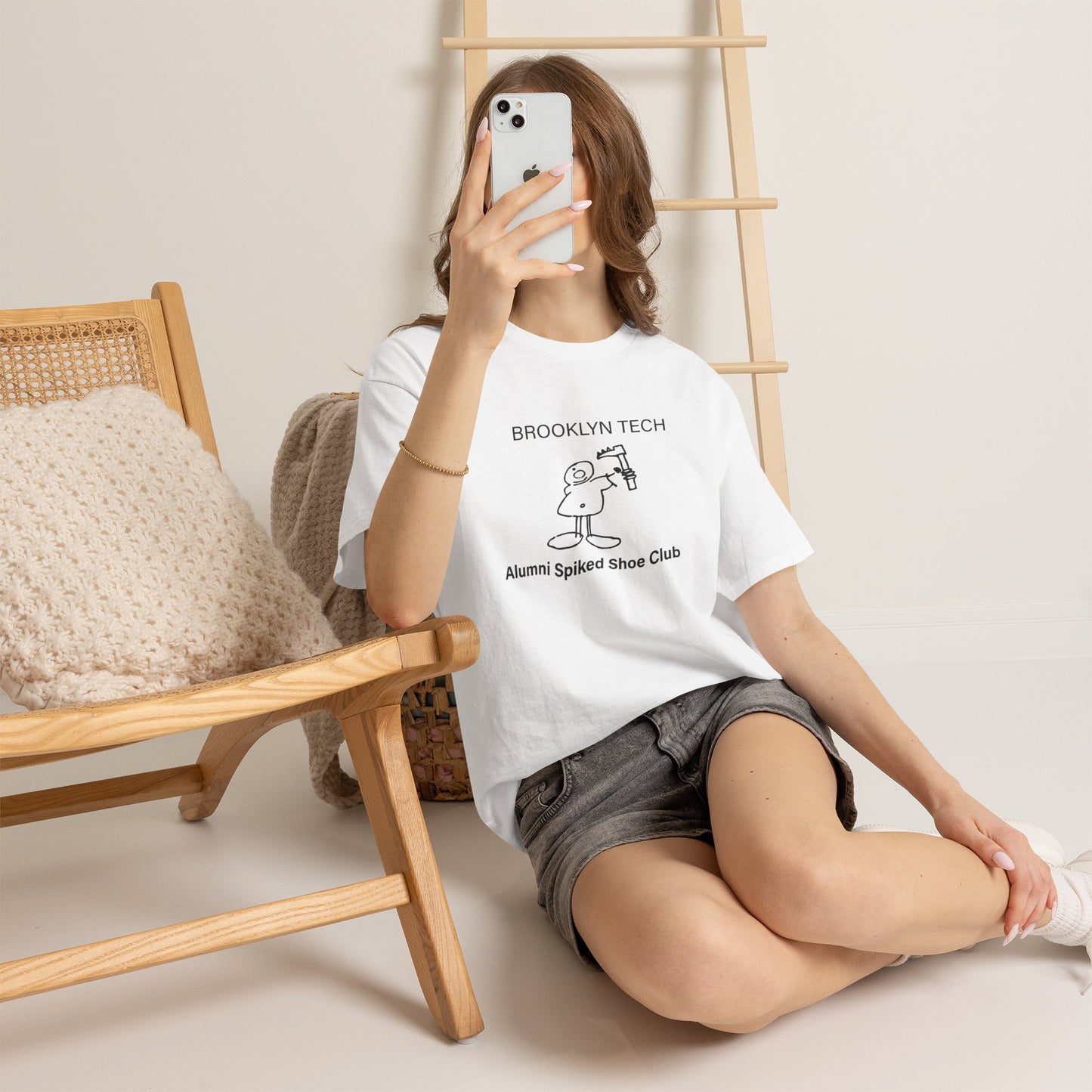 Brooklyn Tech "Alumni Spiked Shoe Club" Heavy Cotton T-Shirt